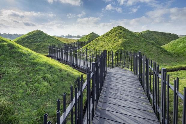 Museu na Holanda ganha telhado de grama